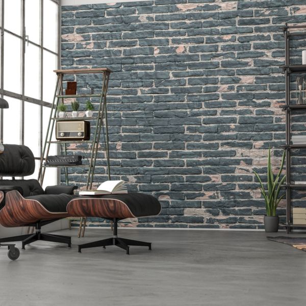 Painted Bricks Mural