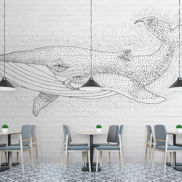 Titan Mural - White
