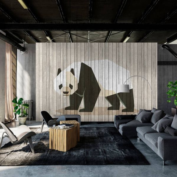 Born to be Wild Mural - Panda