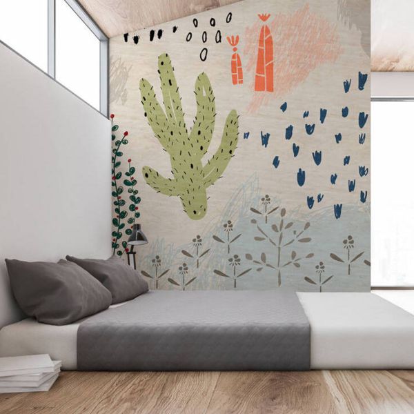 Crayon Garden 2 Mural