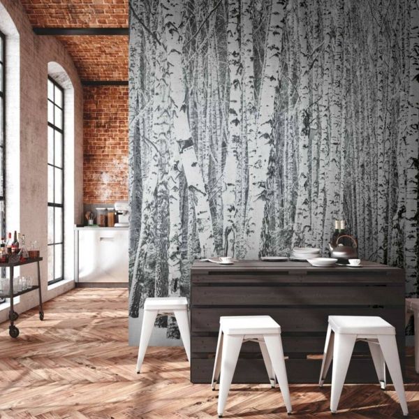 Winter Forest Mural