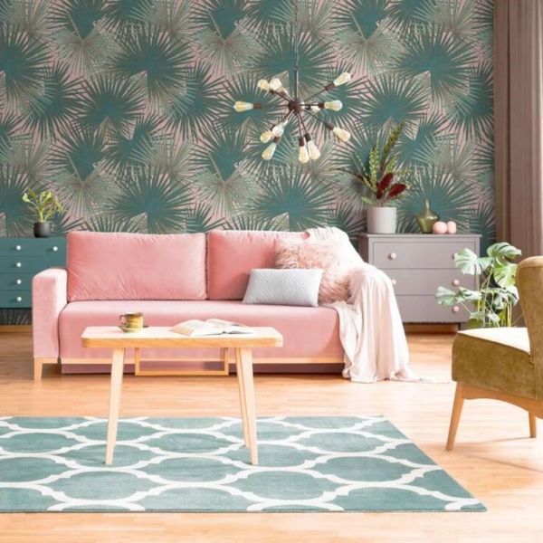 Star Palm Panel - Green