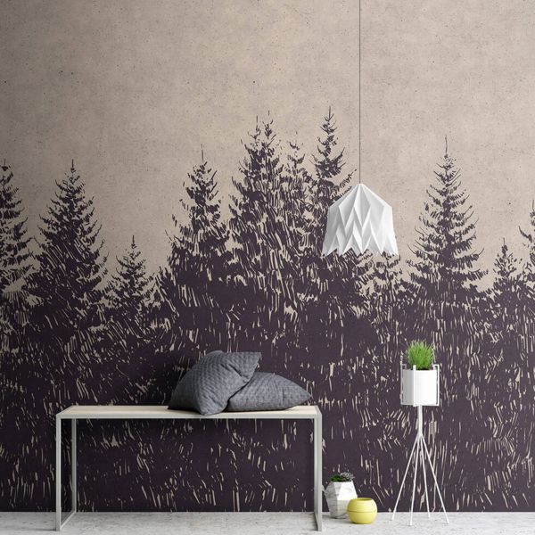 Black Forest Mural - Stone