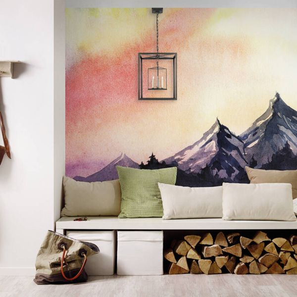 Mountain Painting Mural