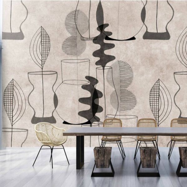 Pablos Room Mural - Parchment