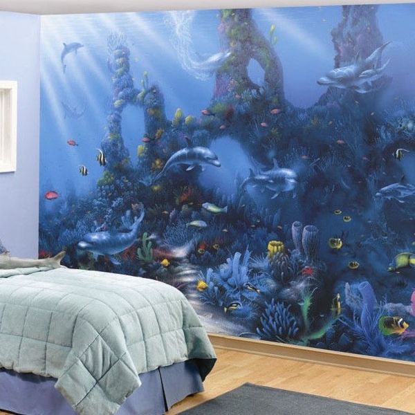 Dolphins Paradise Mural