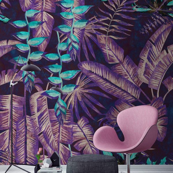 Tropicana Mural - Aqua