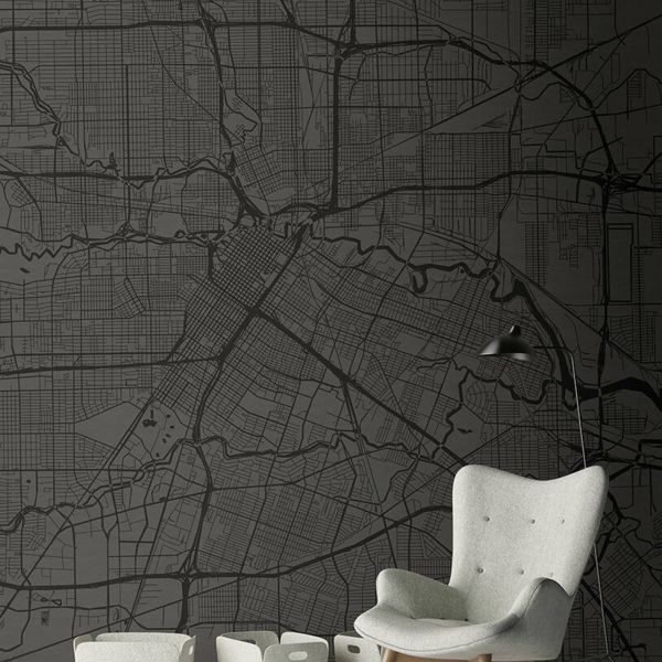 Metropolitan Mural - Charcoal