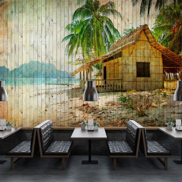Tahiti Cabin Mural