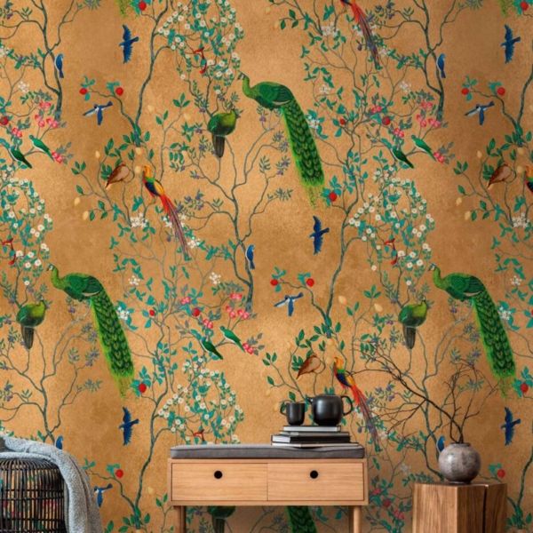 Peacock Sanctuary Panel