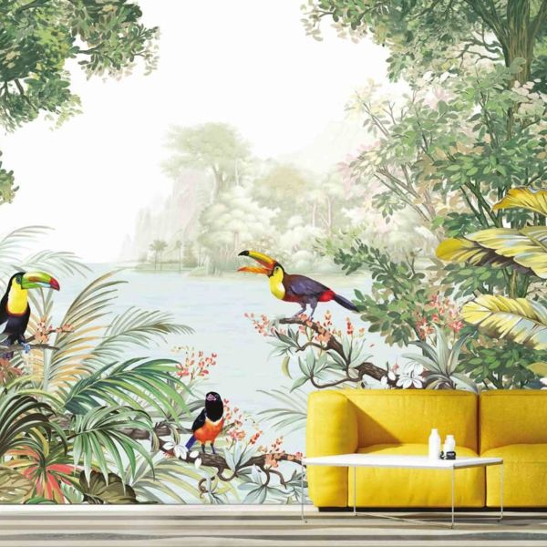 Toucan Paradise Mural