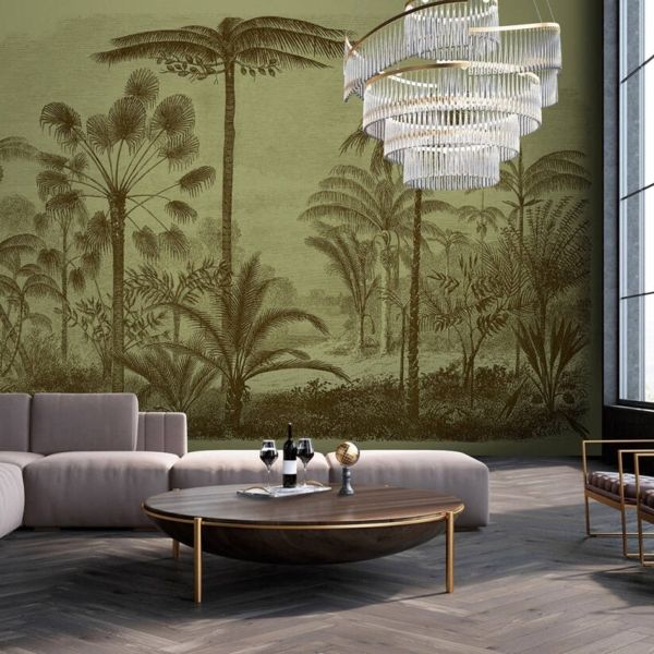 Jurassic Mural - Olive
