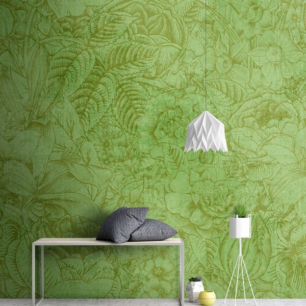 Botanica Mural - Green