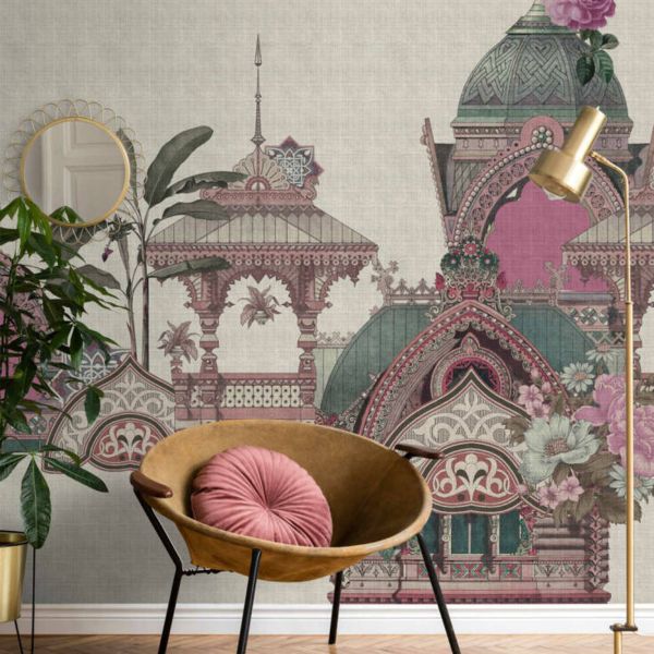 Jaipur Mural - Pink