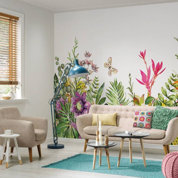 Motley Flowers Mural