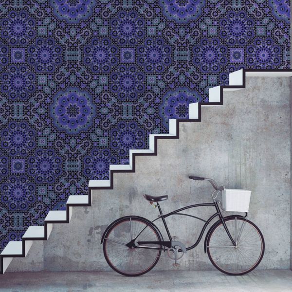 Maroc Mural - Purple