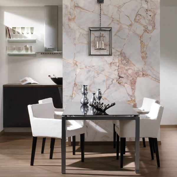 Grey Light Marble Mural