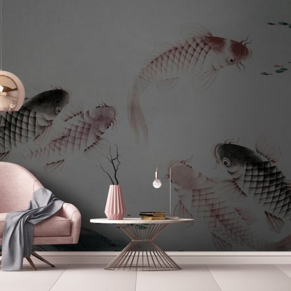 Dancing Koi Mural