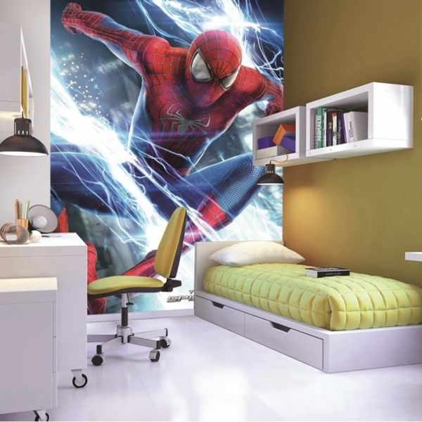 Spiderman Action Mural