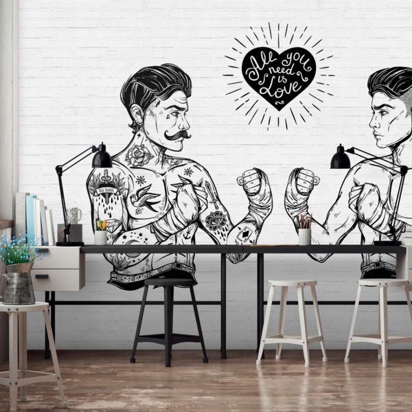 The Pugilists Mural