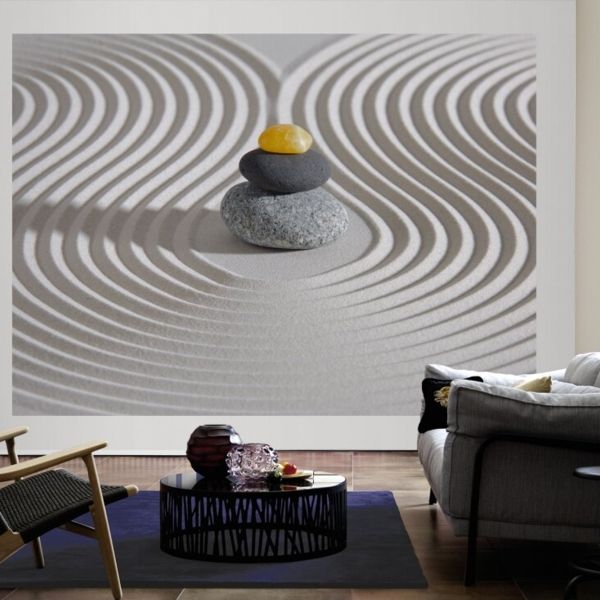 Hot Stone Spa Mural