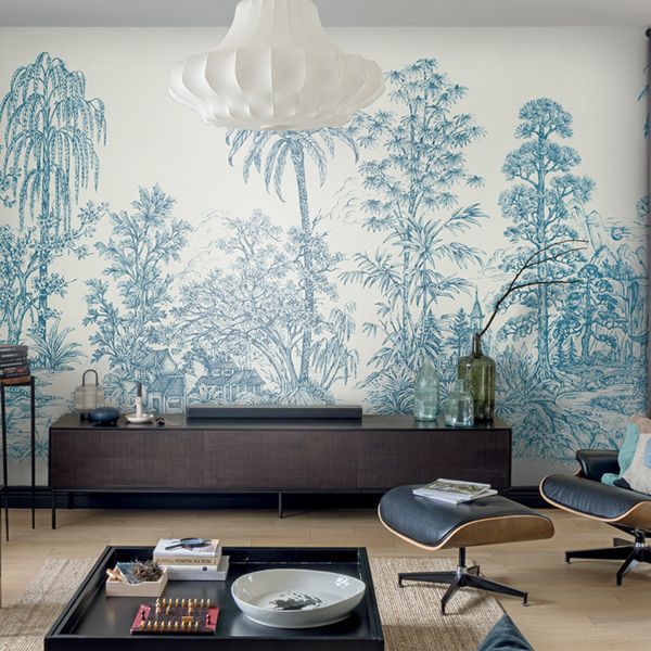 Mandalay Mural - Blue