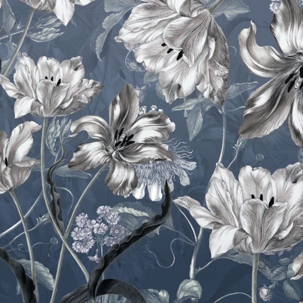 Merian Blue Mural