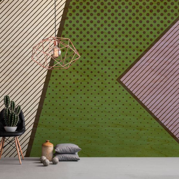 Pattern Play Mural - Green