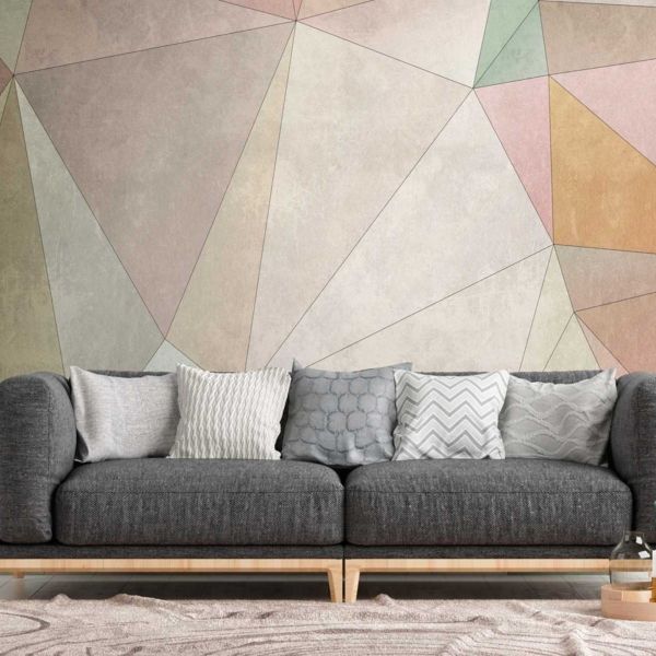 Pastel Shard Mural