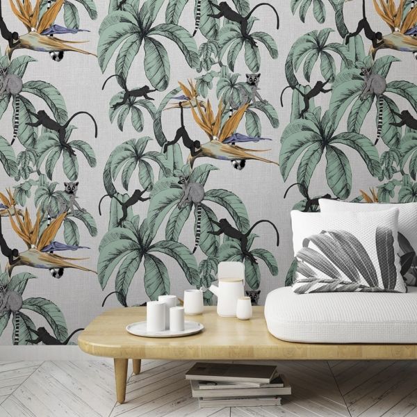 Leilani Mural - Grey