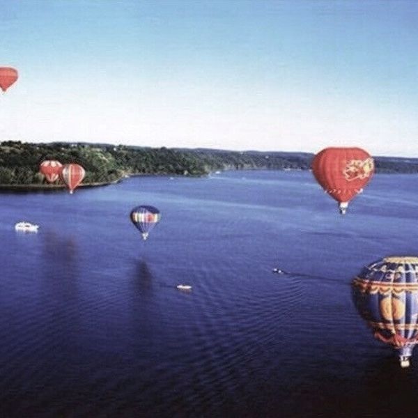 Balloons in Flight Mural