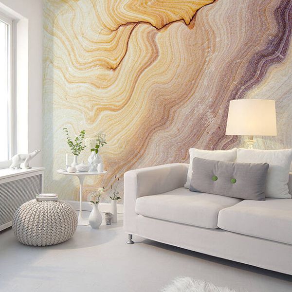 Marble Waves Mural
