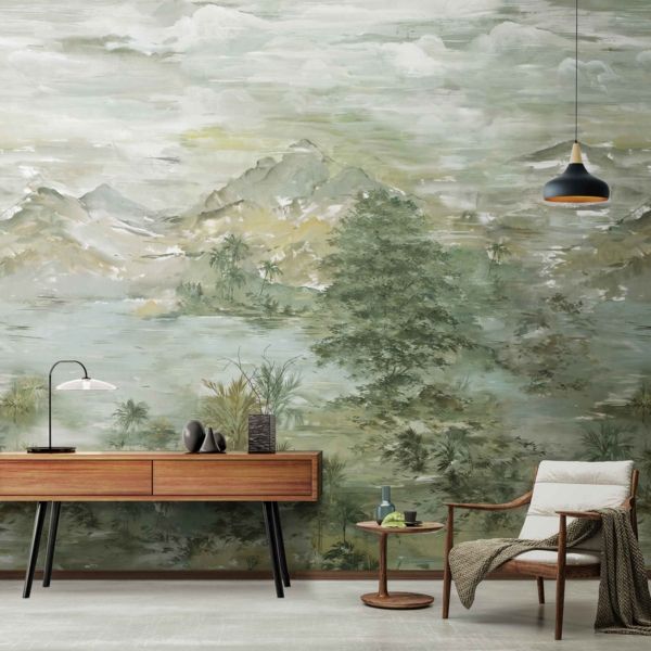 Chinese Landscape Mural