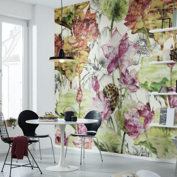 Lotus Flower Mural