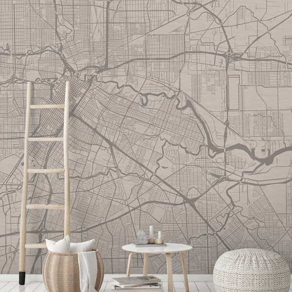 Metropolitan Mural - Grey