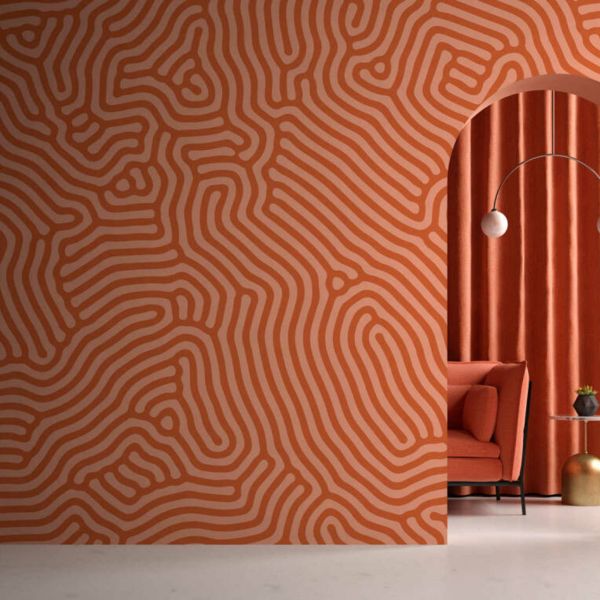 Sahel Mural - Orange