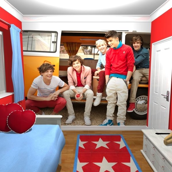 One Direction Campervan Mural