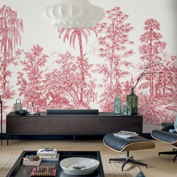 Mandalay Mural - Red