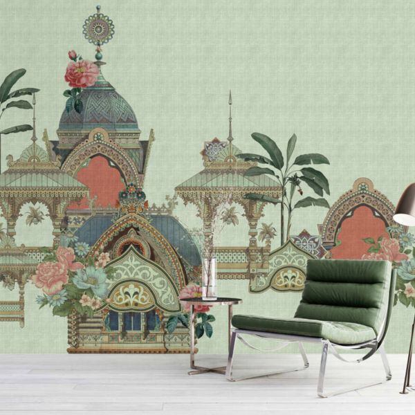Jaipur Mural - Green