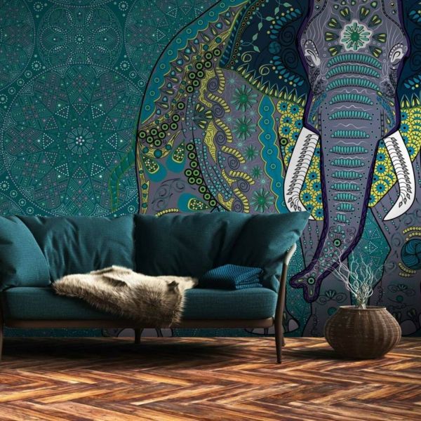 Ceremonial Elephant Mural