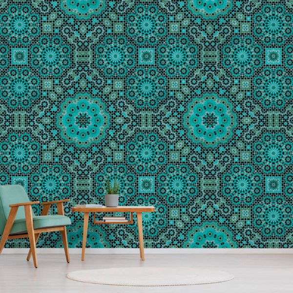 Maroc Mural - Aqua