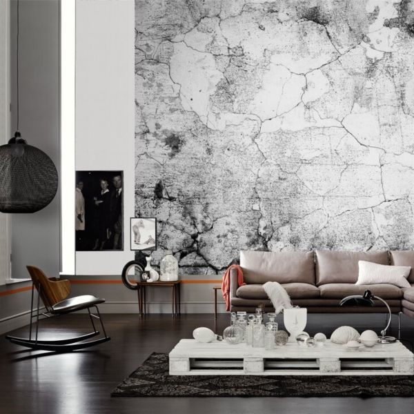Cement Crack Mural