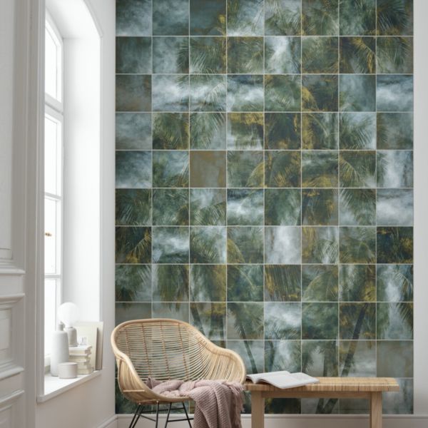 Palm Puzzle Mural