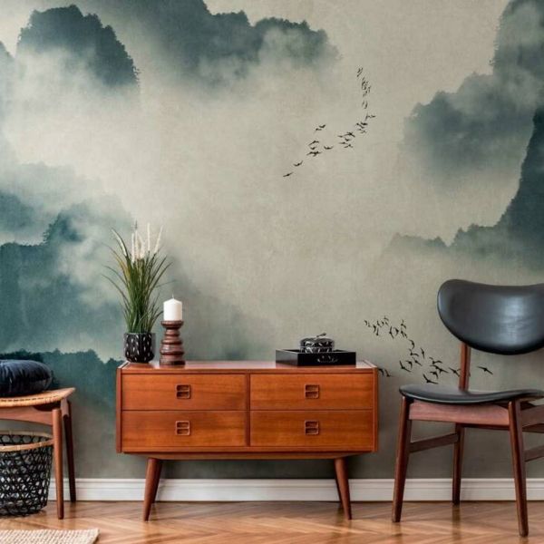 Cloudscape Mural
