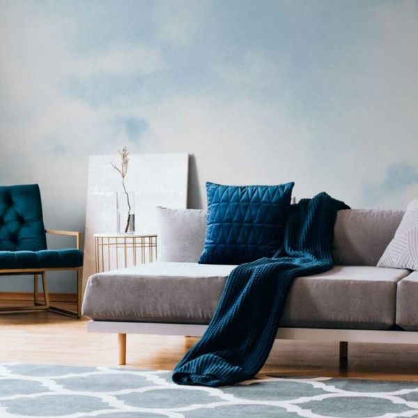 Fresco Cloud Mural