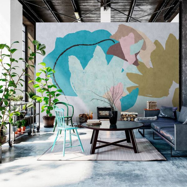 Floral Collage 1 Mural