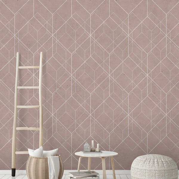 Network Mural - Pink