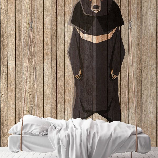Born to be Wild Mural - Bear