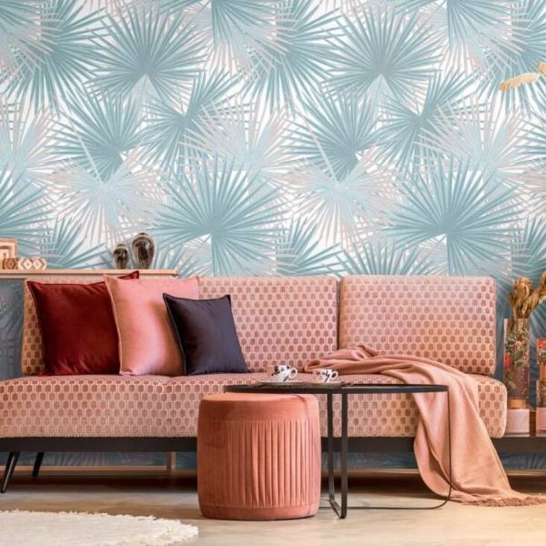 Star Palm Panel - Sage